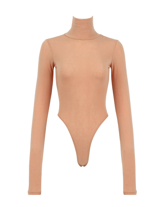 TURTLENECK THONG BODYSUIT // NECTAR