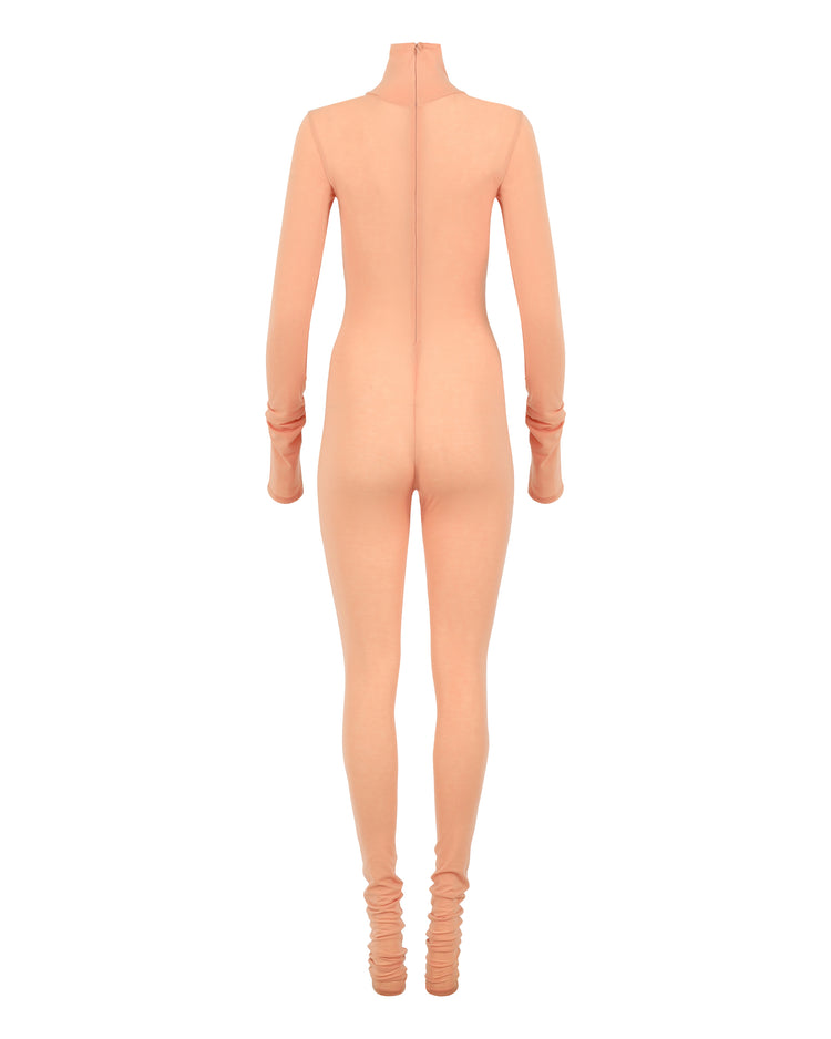 SUPERFINE JERSEY COZY CATSUIT // TICKLE PINK