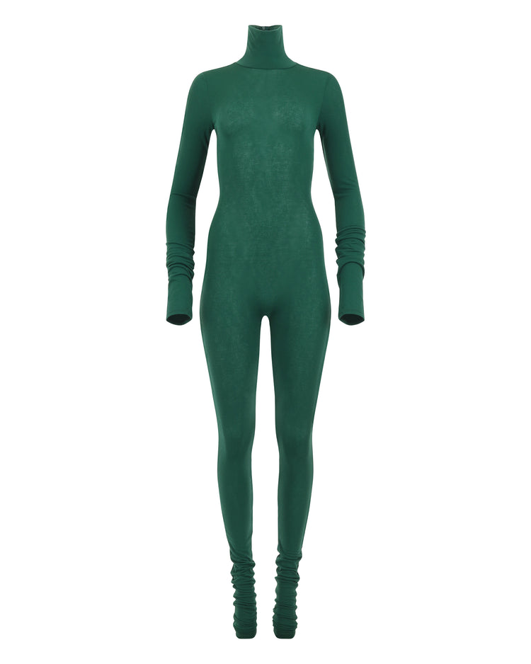 SUPERFINE JERSEY COZY CATSUIT // WARM HUNTER