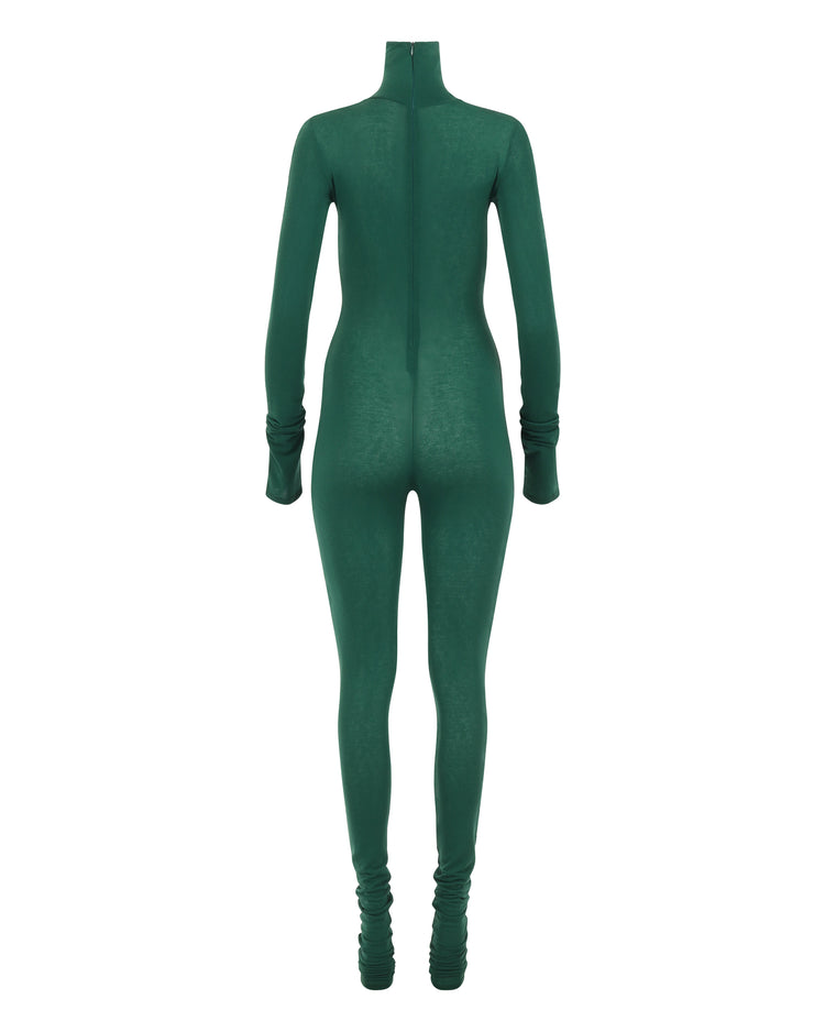 SUPERFINE JERSEY COZY CATSUIT // WARM HUNTER