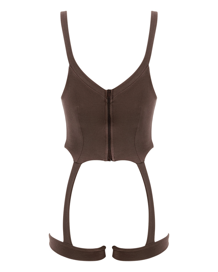 SOFT GARTERED CORSET // LATE NIGHT LINK